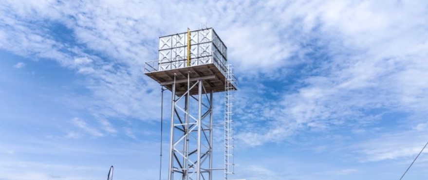 Clean water access point delivered by Bestcare Borehole Drilling